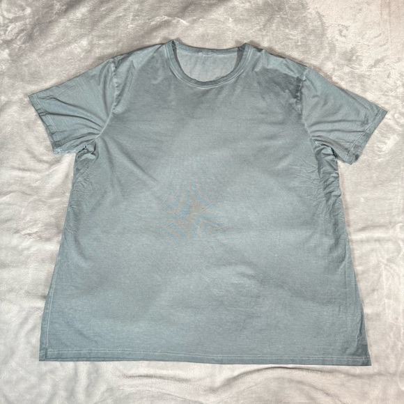 Lululemon Crewneck T Shirt Mens 2XL Slim Fit (Estimated) Washed Blue - Picture 1 of 7